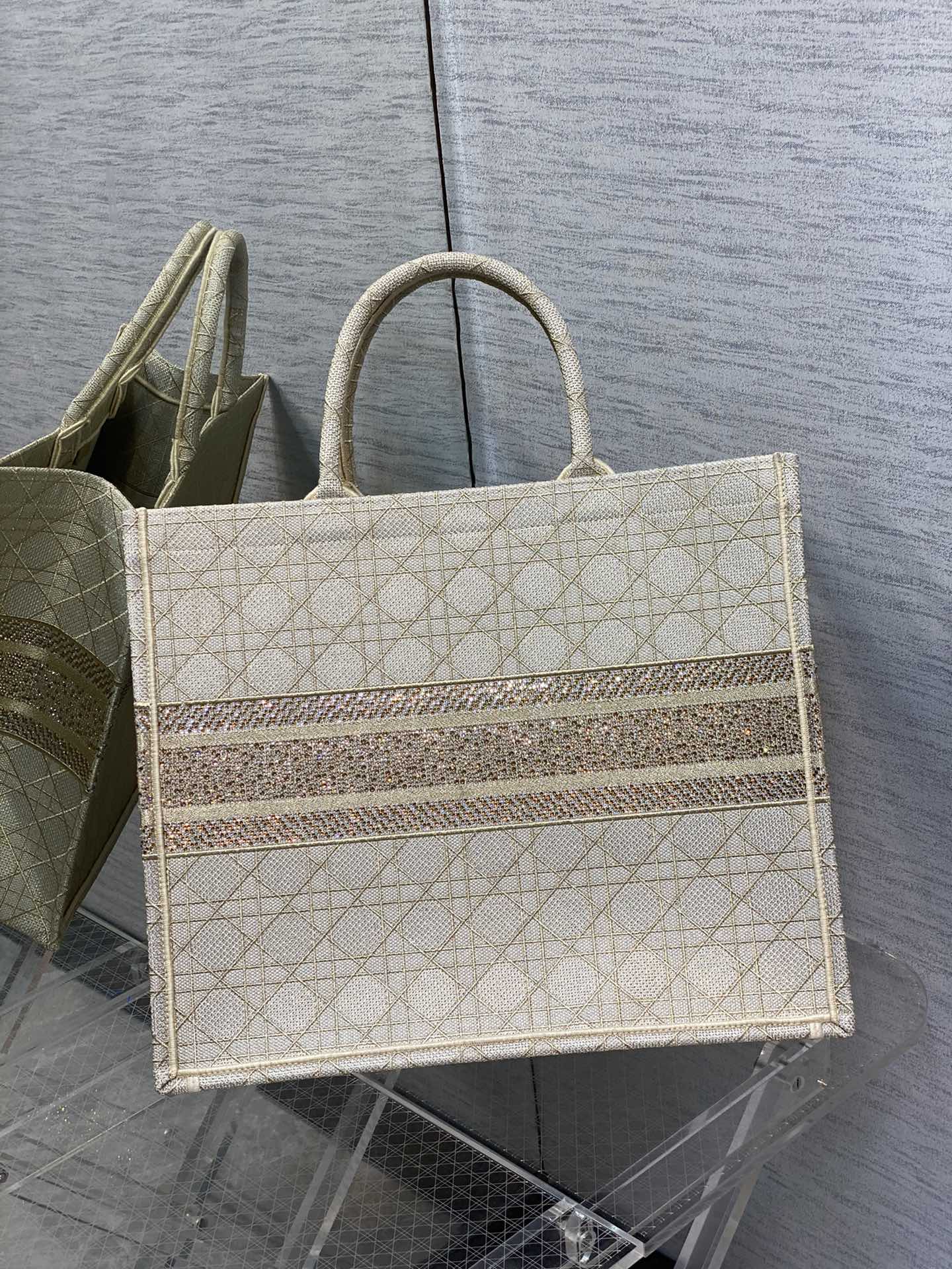 迪D家 Book Tote-大號41.5cm-刺繡
