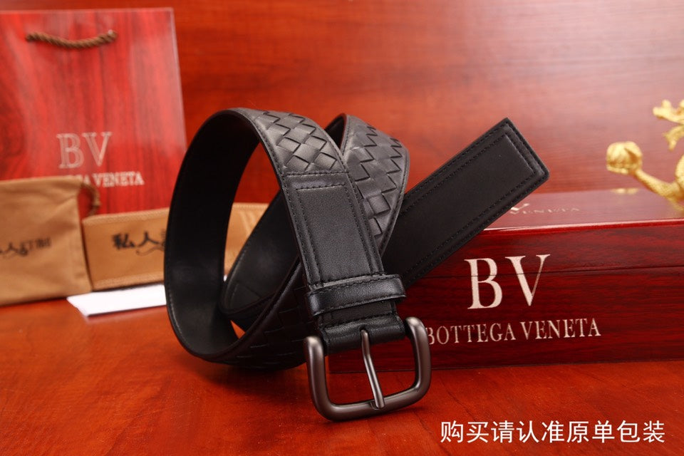 B編織-皮帶-3.4cm-男款