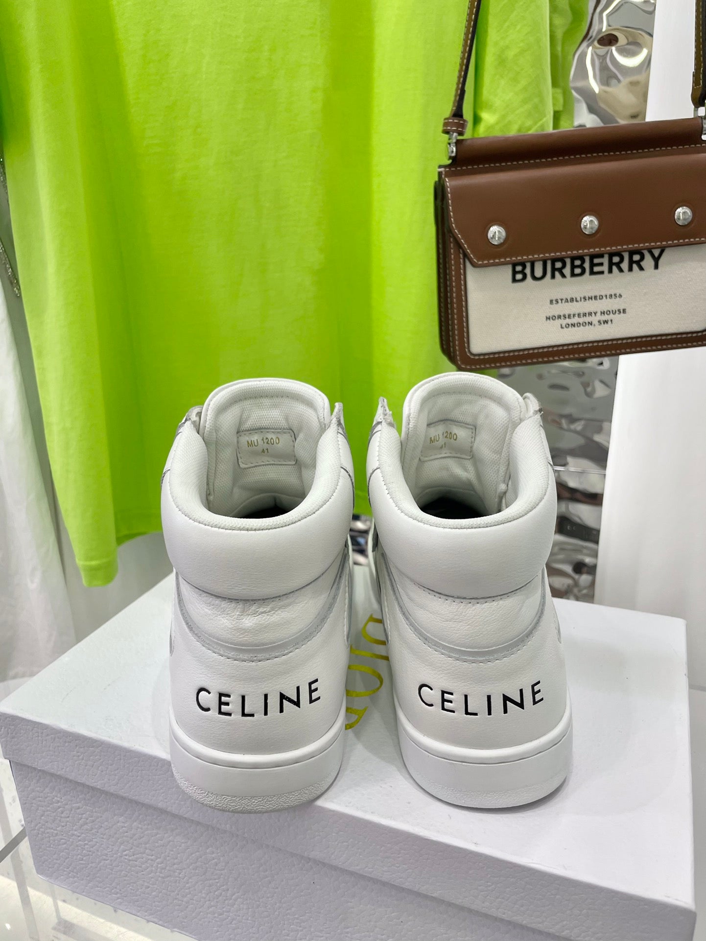 Celine鞋-Celine 情侶款 高筒 休閒鞋