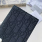 Dior 黑色提花帆布 男款長夾