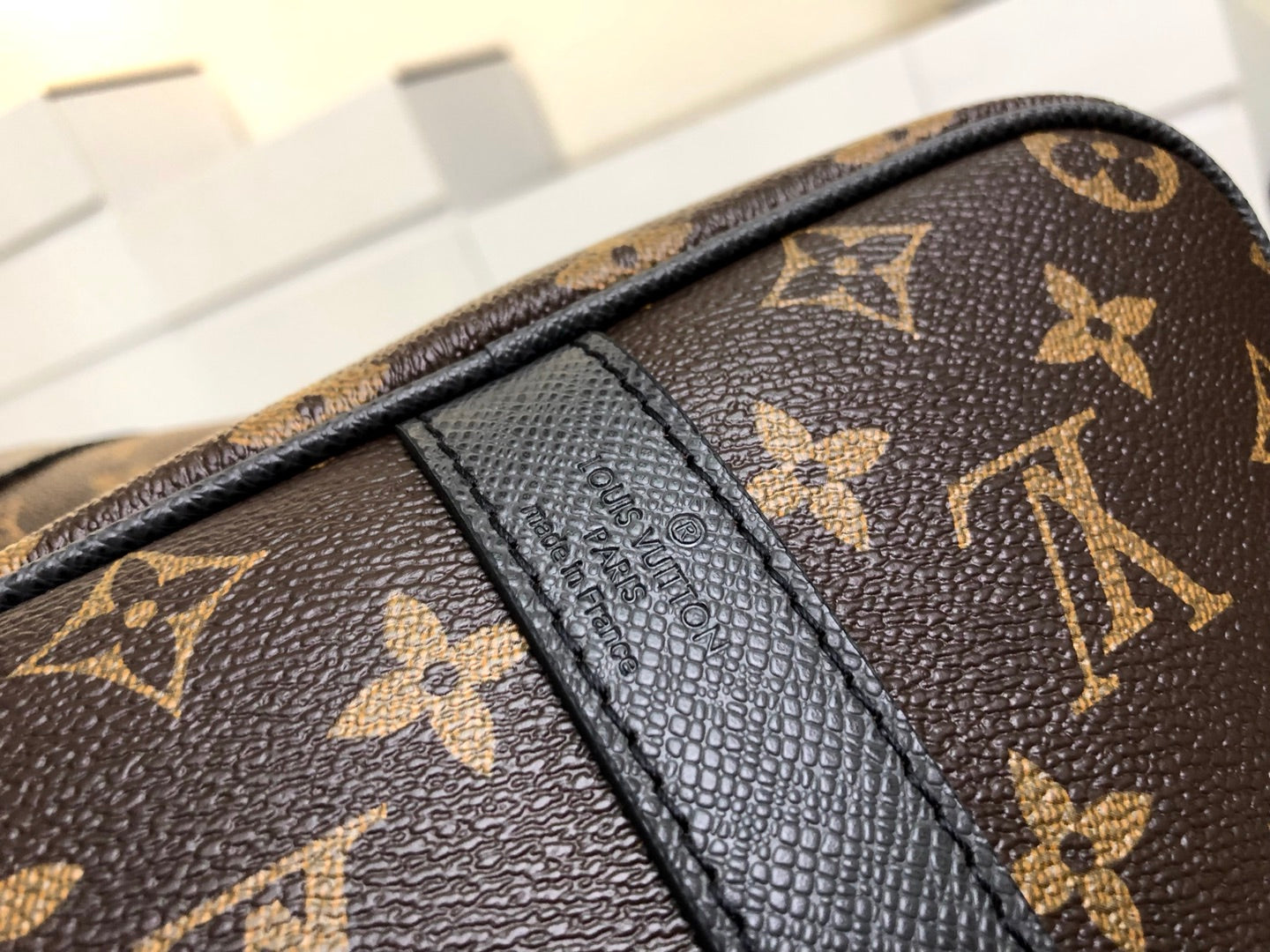 Lou-經典Keepall 45 旅行袋 波士頓包 老花咖色