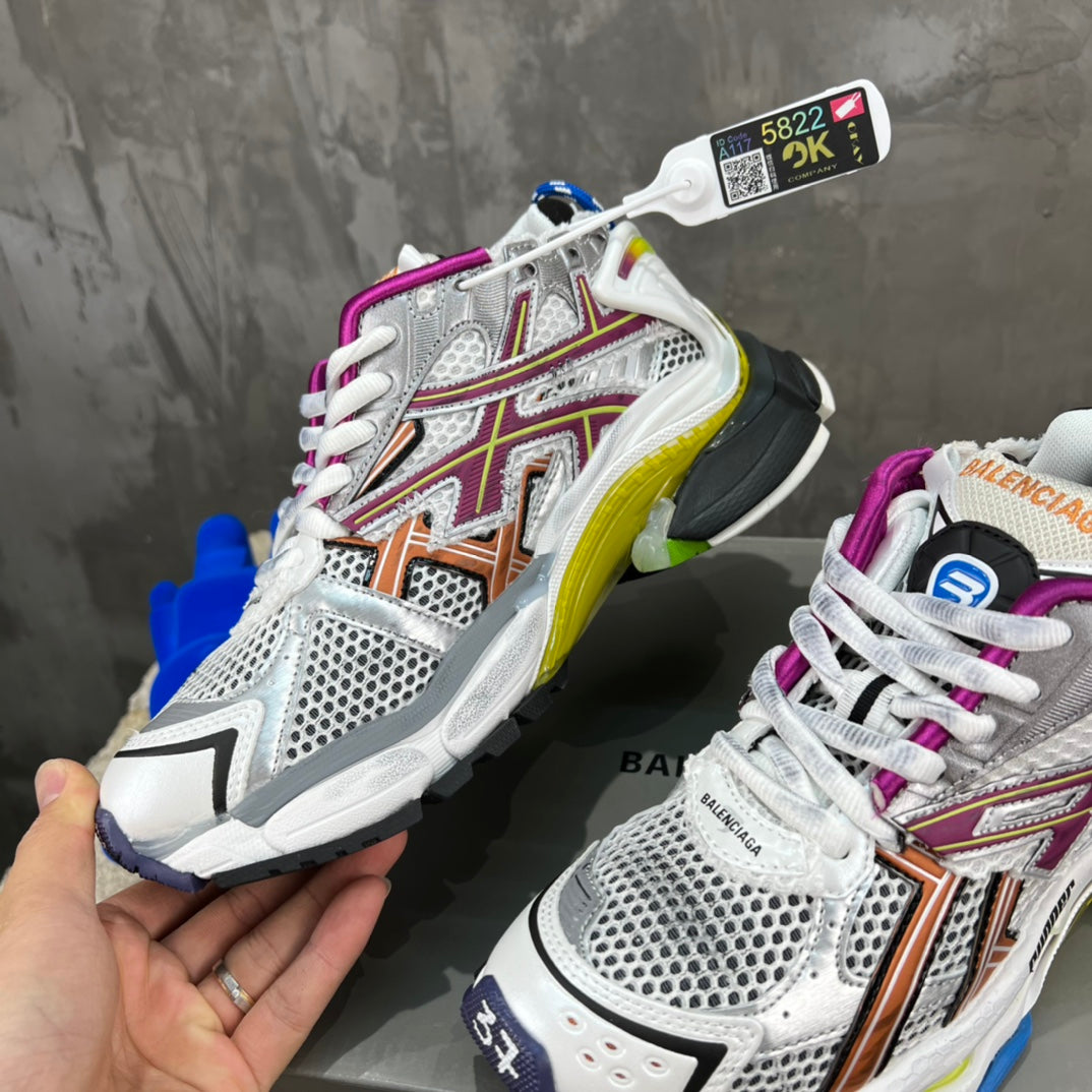 巴黎世-Runner運動鞋 男女同款 銀紫色