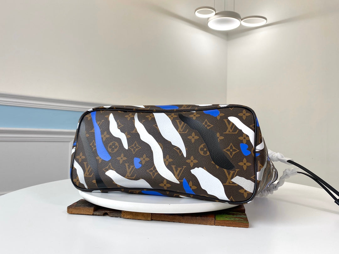 M45201 路L家-英雄聯盟膠囊系列 Neverfull 手袋 藍色