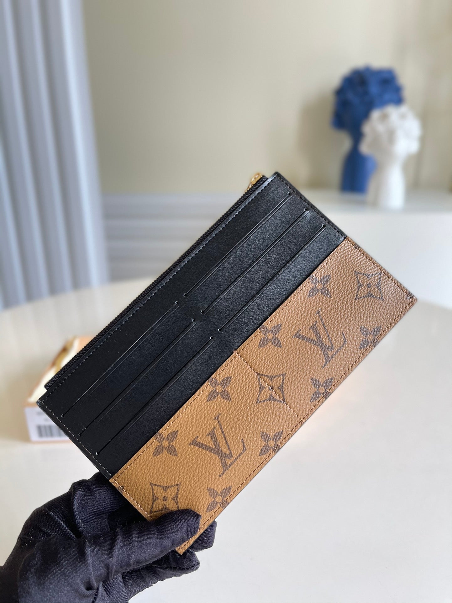 LV M80390黃花 Slim Purse 手拿包