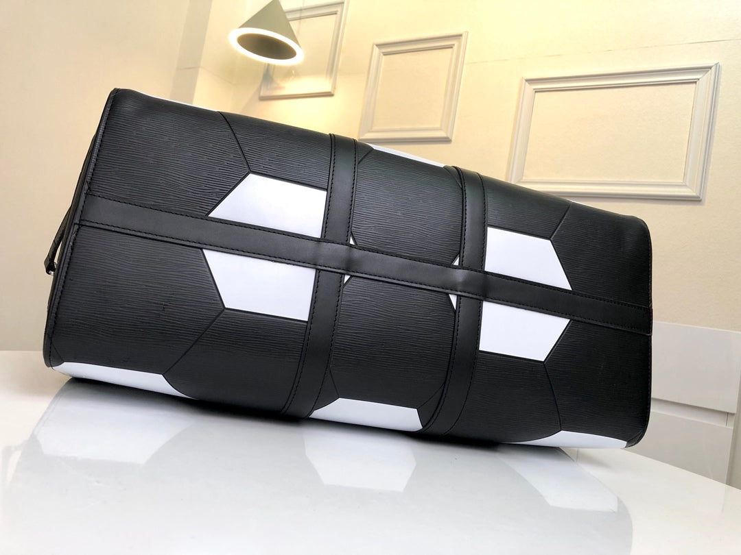 Lou-Keepall 50旅行袋 黑色