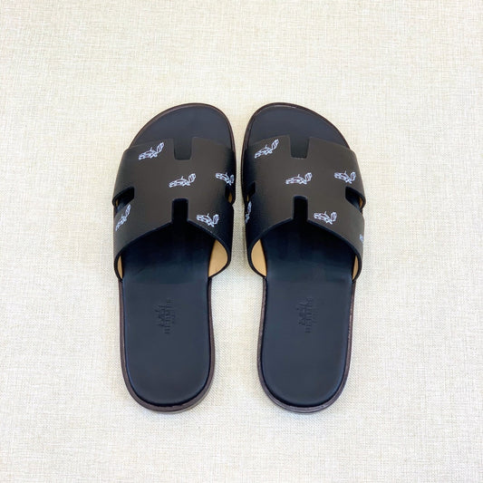 Her-休閒拖鞋 黑色