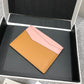 Loewe Plain Card Holder 多色拼接皮革卡包