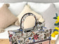 Dior Book Tote-大號41.5cm-月季花