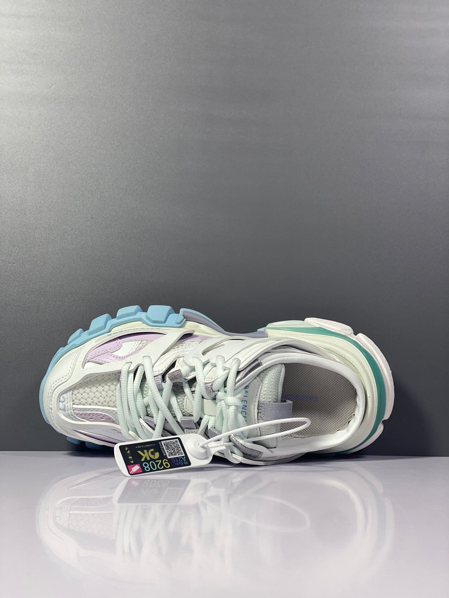 巴黎世-情侶款-3.0 半拖 Sneaker Tess s.Gomma MAILLE WHITEORANGE