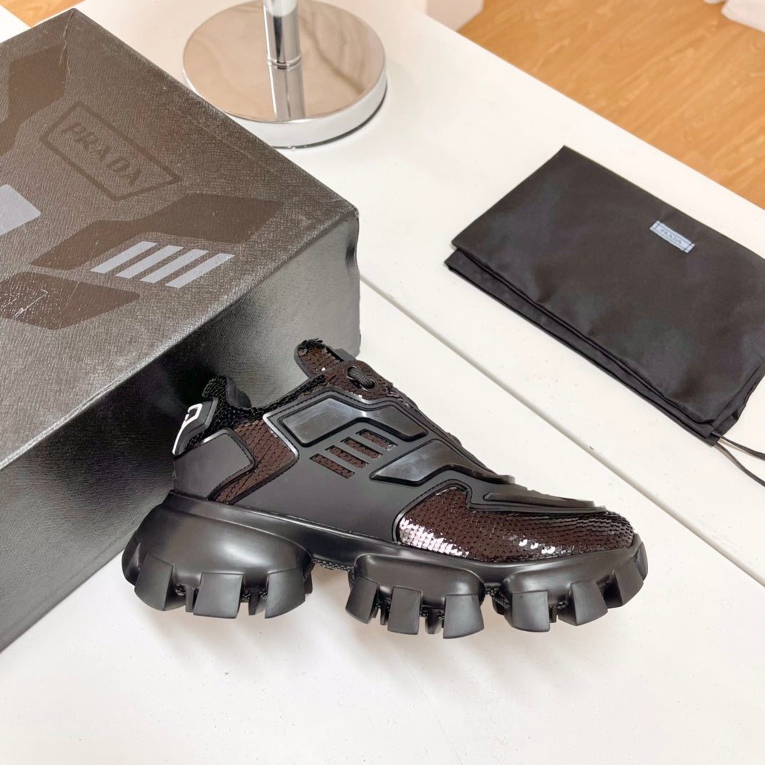 Prada 鞋-Prada 2022早春款 亮面老爹鞋