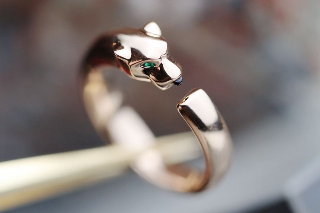 Cartier 美洲豹戒指-無鑽