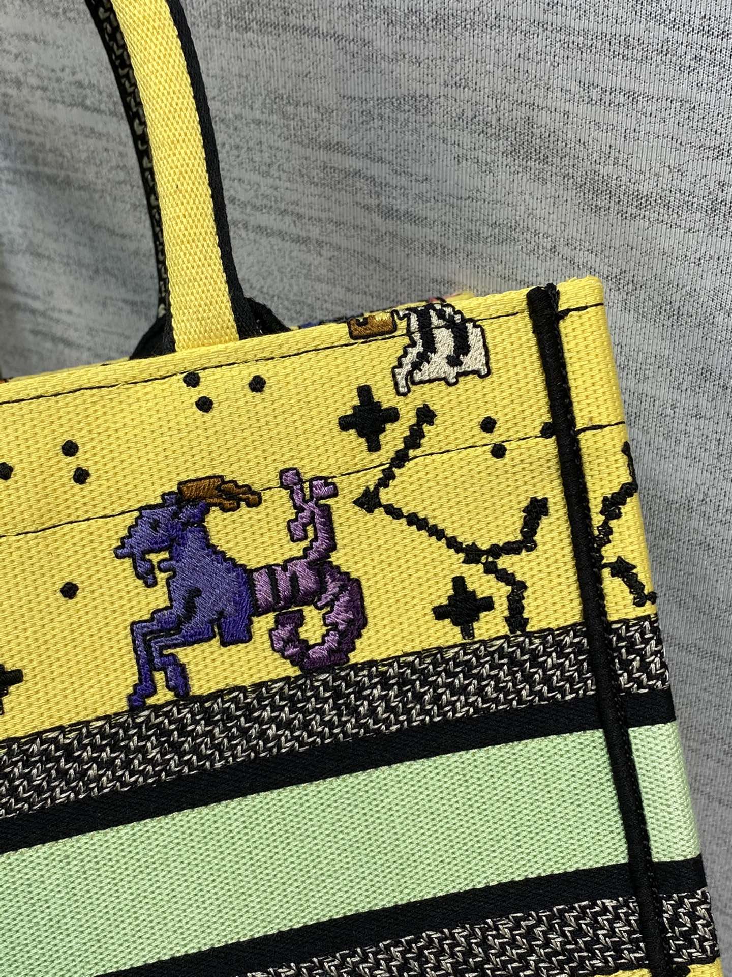 迪D家 Book Tote-小號26.5cm-七夕情人節限定 黃色