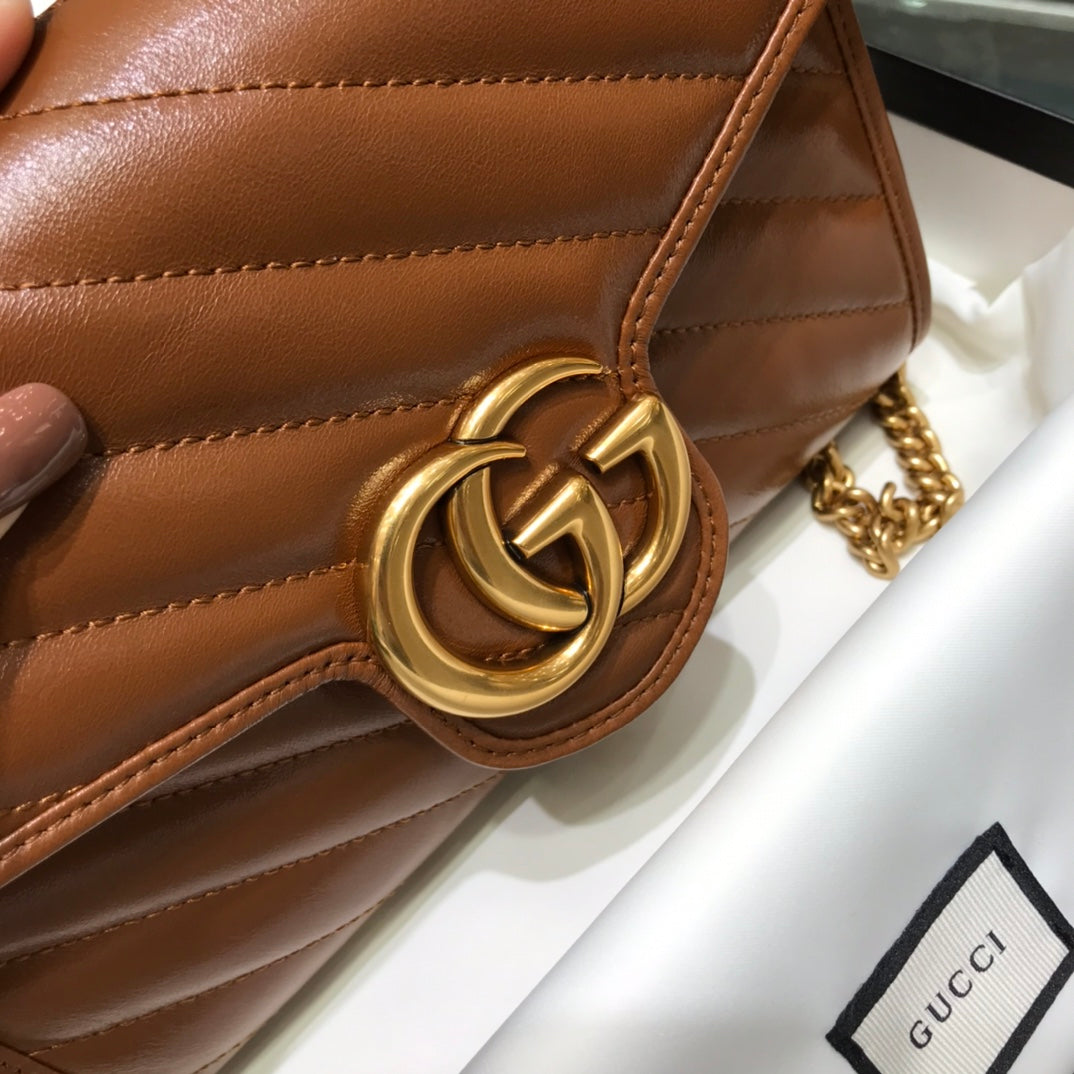 古G家-Marmont-焦糖色 WOC
