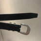 賽C家-黑色銀扣皮帶-1.8cm