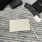 YSL Monogram 手拿包-白山形紋金扣