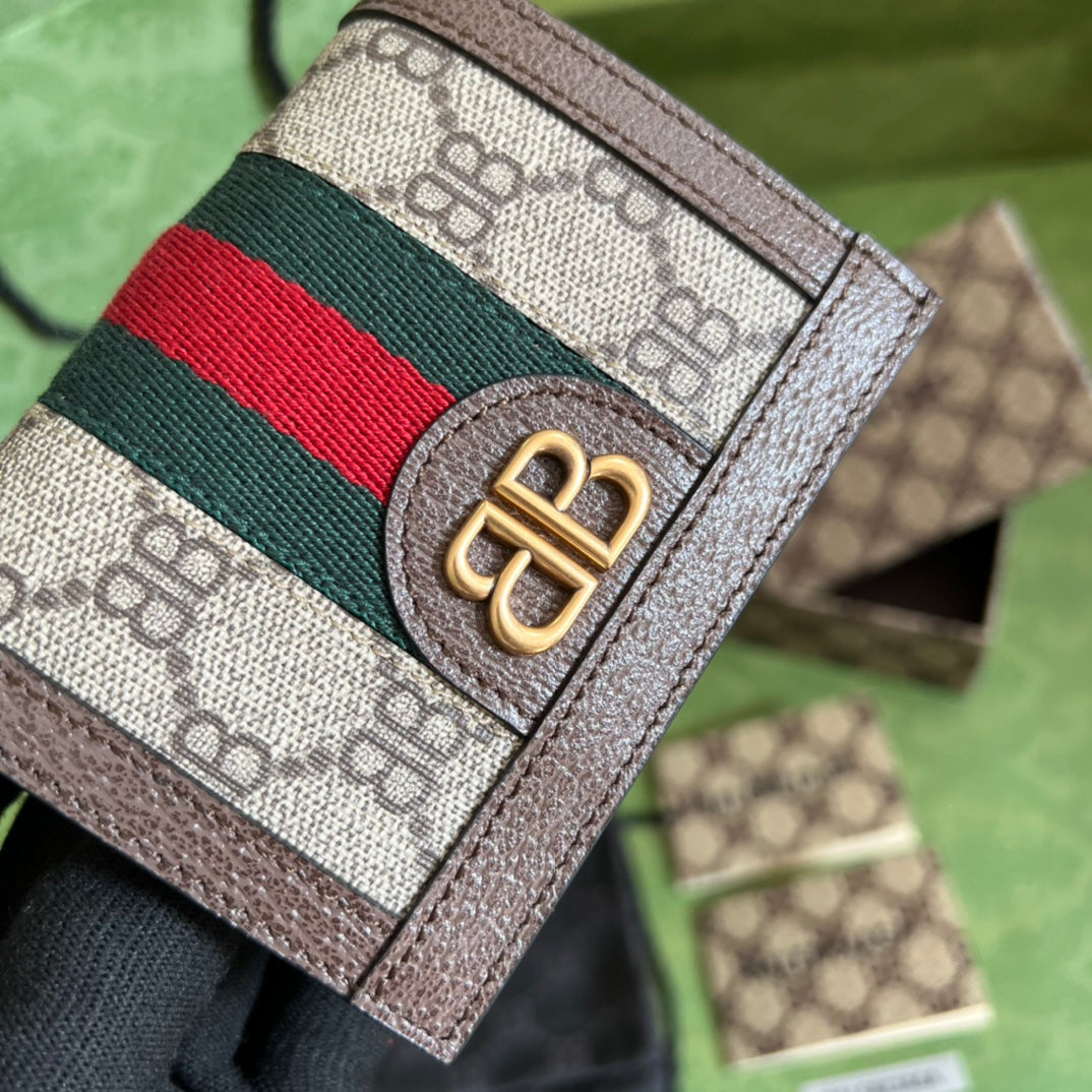 Gucci x Balenciaga 聯名短夾