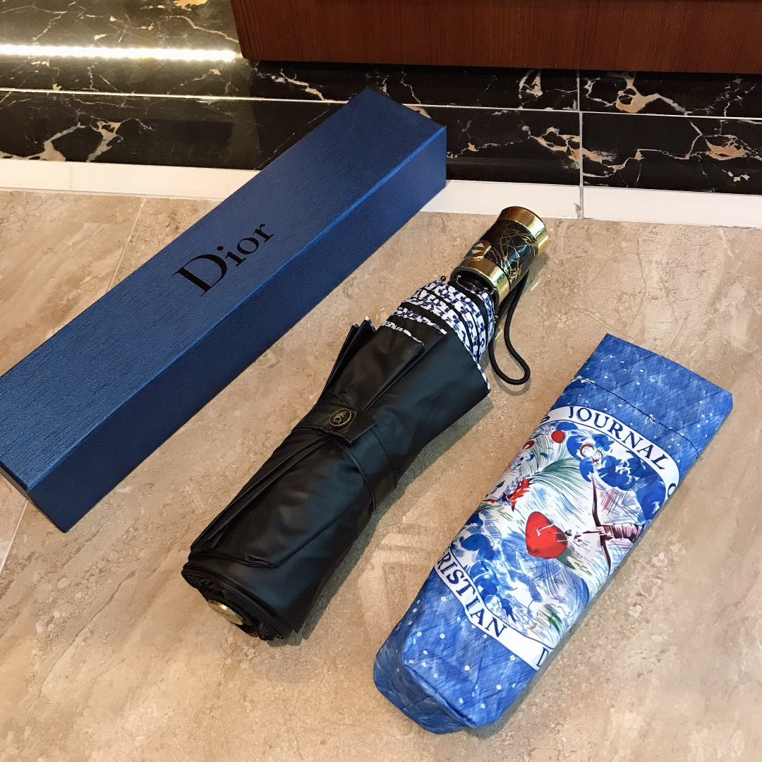 DIOR-雨傘-藍色