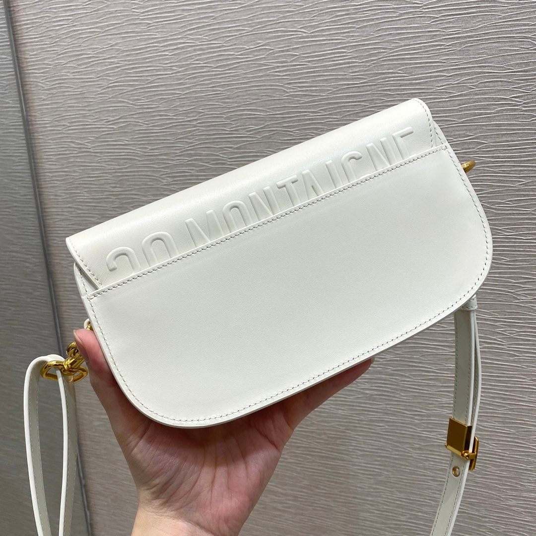Dior Bobby系列 East-Wes 腋下包 白色