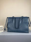 羅L威-Cushion tote 小牛皮 深藍色