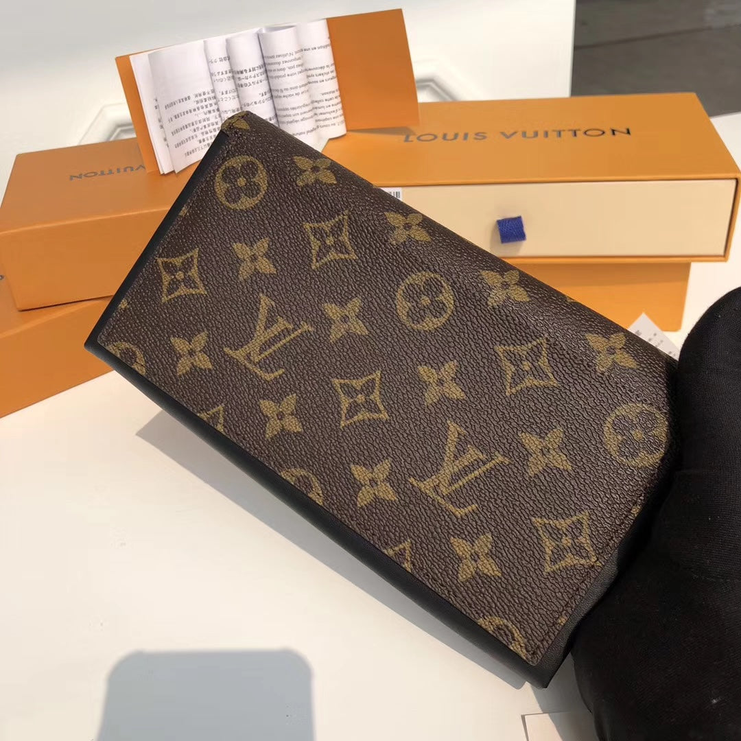 LV M64585 Flore 翻蓋長夾