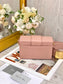 Dior 蒙田 Mini Box-牛皮平紋-金扣-17.5cm-粉色