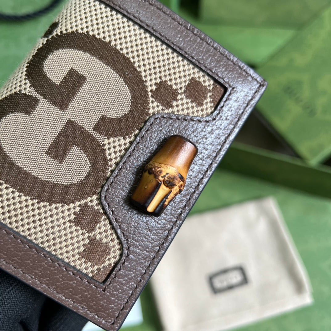 Gucci 竹節短夾