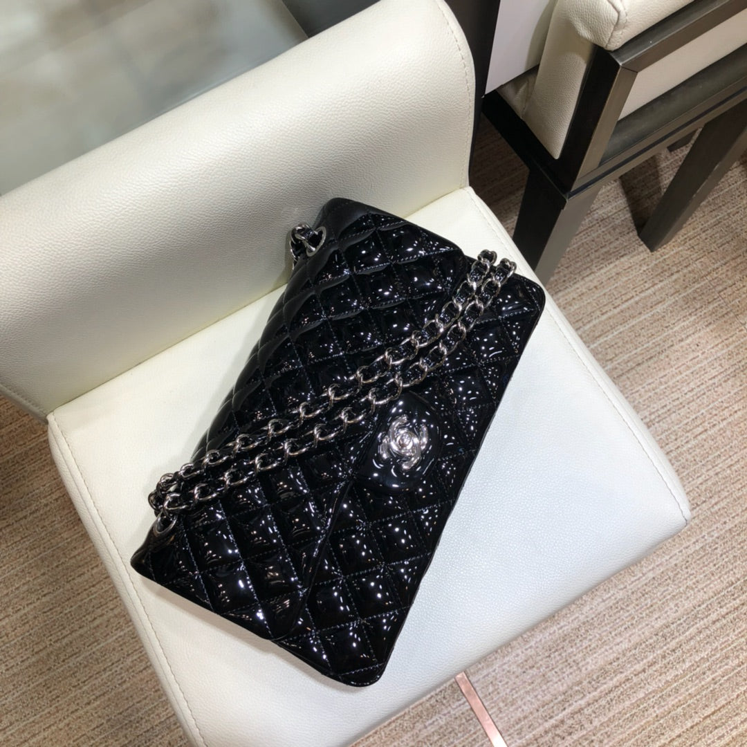 小香家-CF包 漆皮 銀鍊 25cm – Chuchu. Boutique