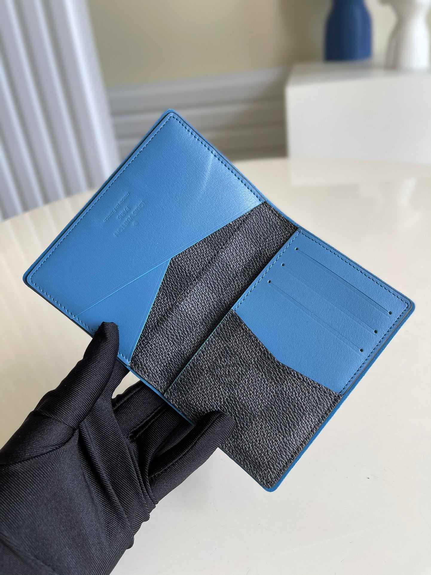 LV N64432 Damier Graphite 帆布短夾卡包 男款