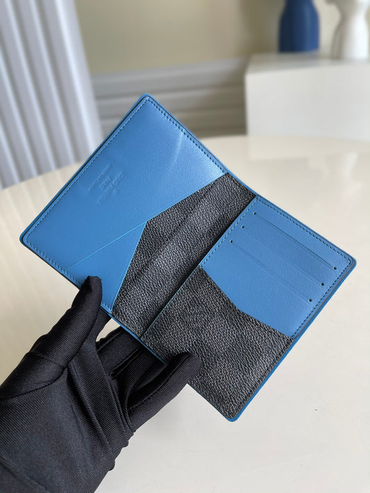 LV N64432 Damier Graphite 帆布短夾卡包 男款
