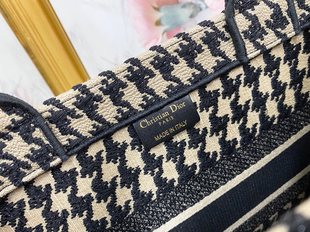 Dior Book Tote-小號36.5cm-千鳥格