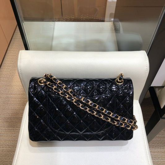 小香家-CF包 漆皮 金鍊 25cm