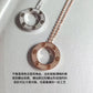 Cartier Love大圓餅滿天星項鍊