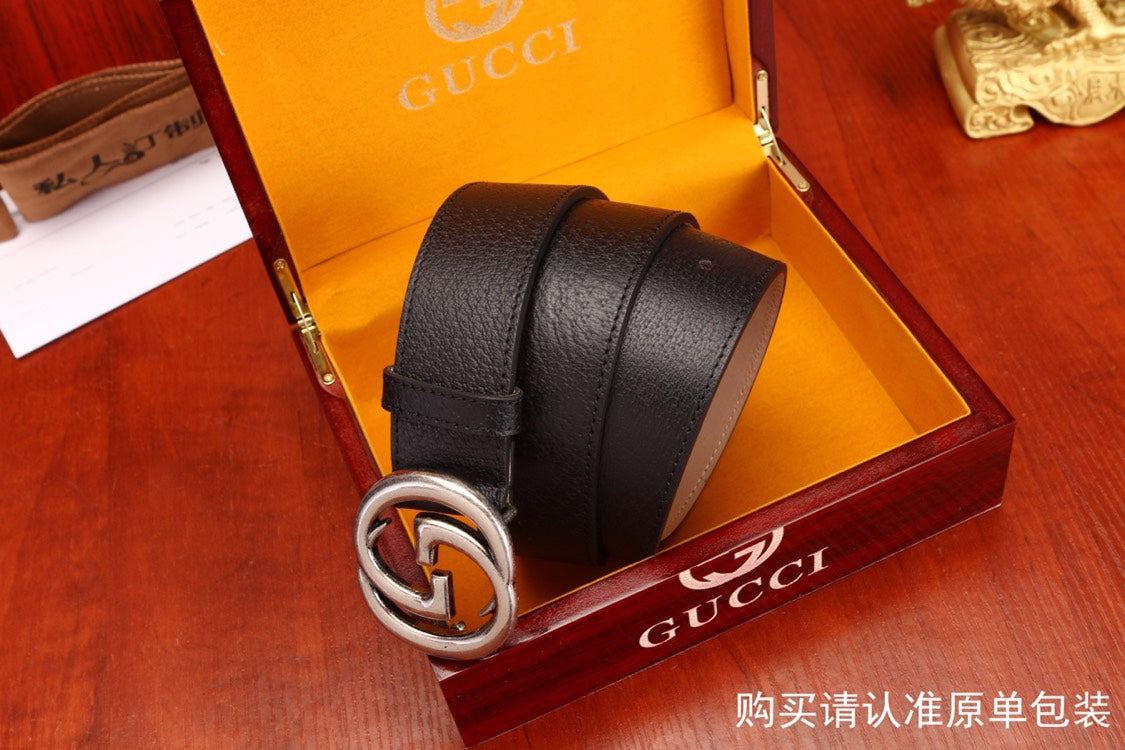 古G家-皮帶-3.8cm-男款