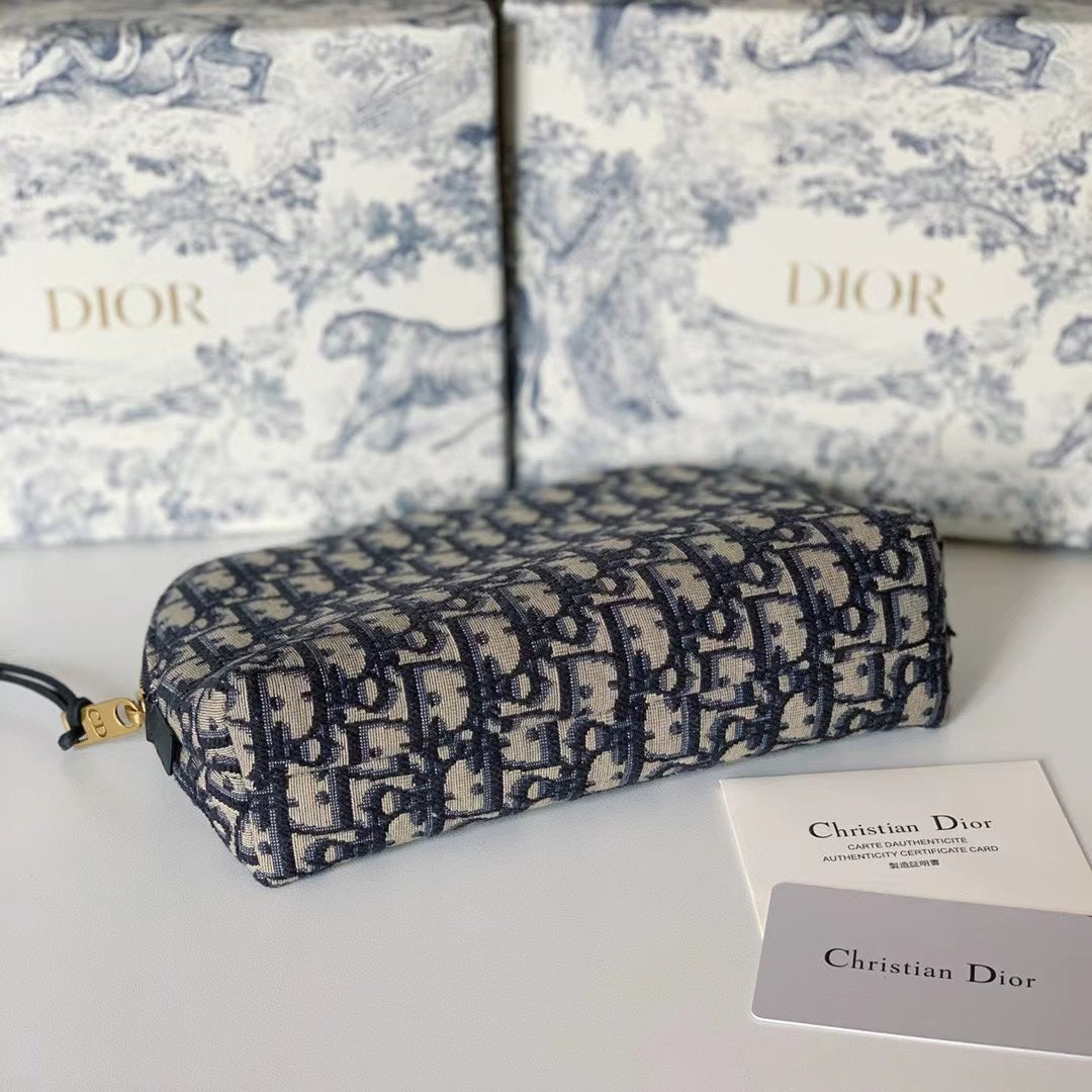 Dior 老花化妝包大號