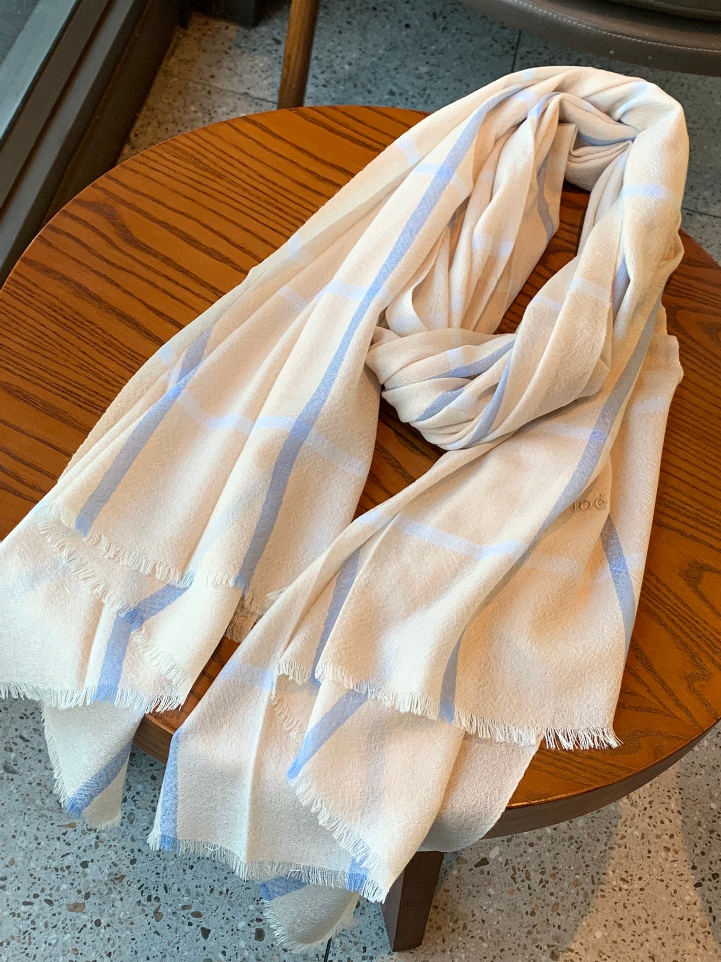 克羅C-色彩系列圍巾 80*200cm 120支羊絨