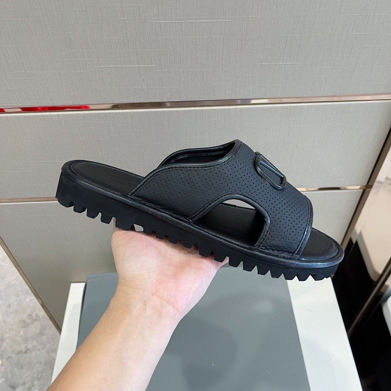 Val-2022新款 牛皮拖鞋