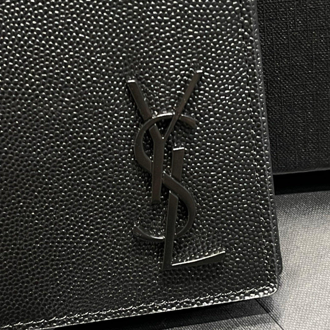 YSL 男士長款單折錢包