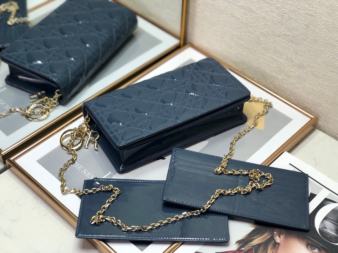 Dior 藤格紋三合一包-22cm