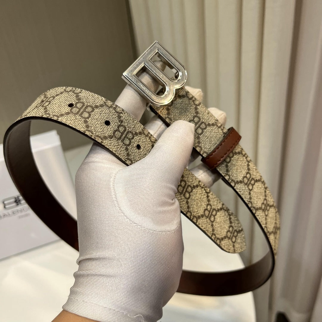 巴黎世-皮帶-3.0cm-男款
