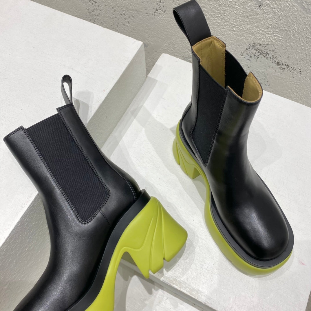 B編織-22ss 厚底中筒靴（35-39，40-41可訂製）