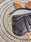 Dior Saddle 馬鞍包-蛇皮-小號黑色-19.5cm