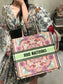 Dior Book Tote-大號41.5cm-多色花朵