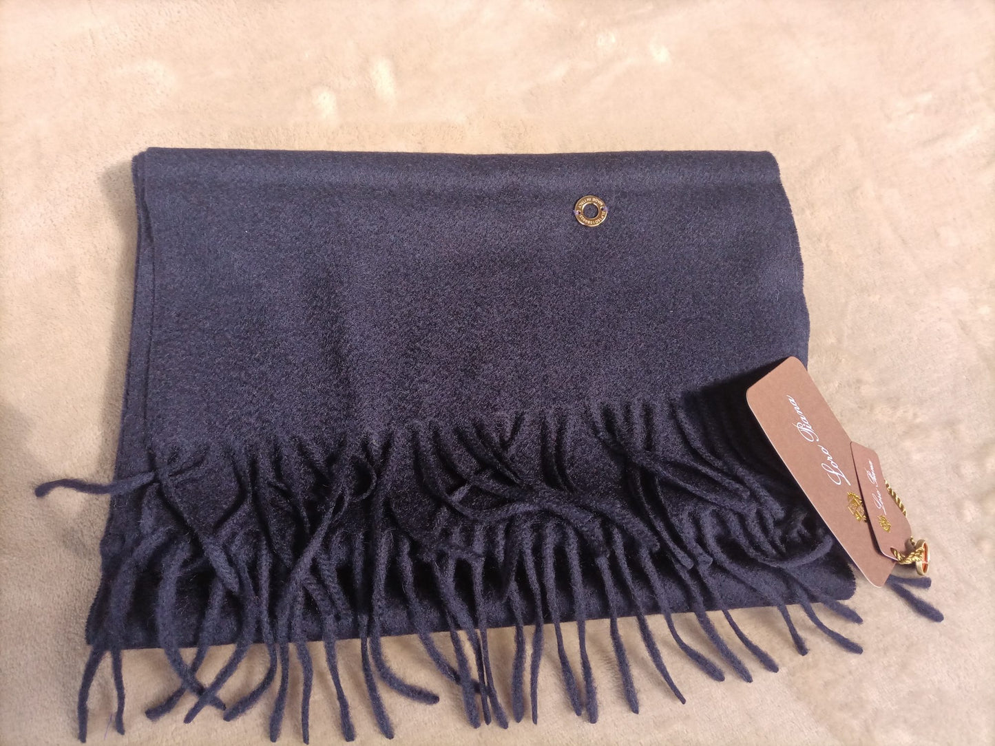 L-Piana-水波紋羊絨圍巾-100%山羊絨 30*180cm