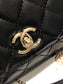 Chanel mini coco handle彩虹包-黑色
