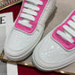 LV鞋-LV TRAINER 高筒 休閒鞋（粉）