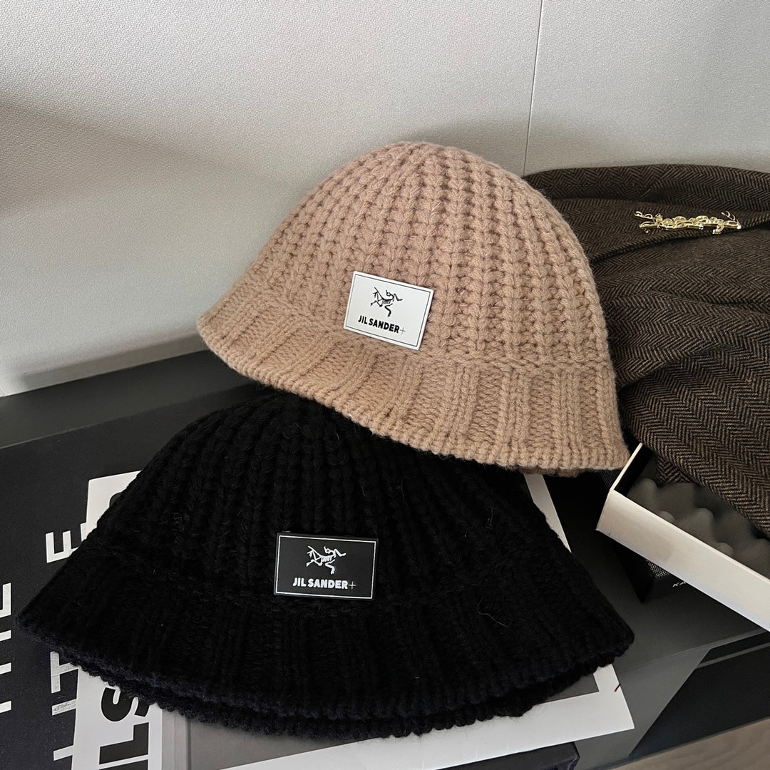 JIL SANDER-針織水桶帽