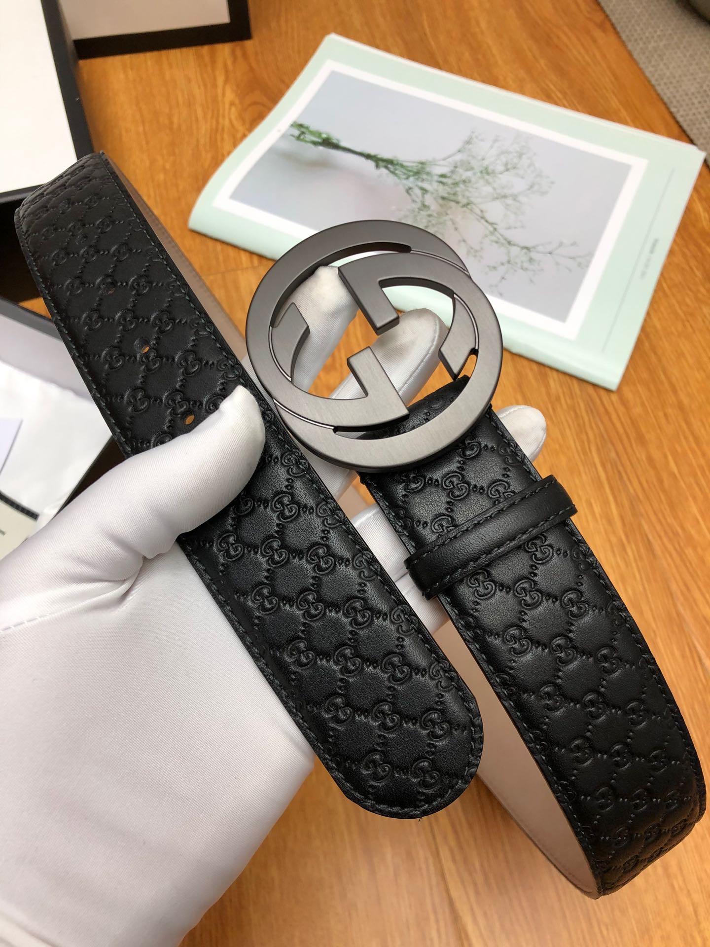 古G家-皮帶-3.8cm-男款