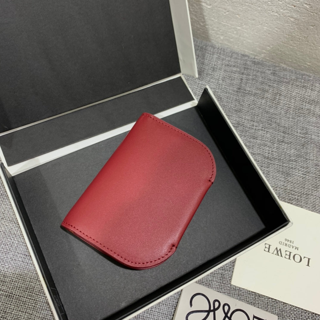 Loewe Goya 系列絲綢小牛皮卡包