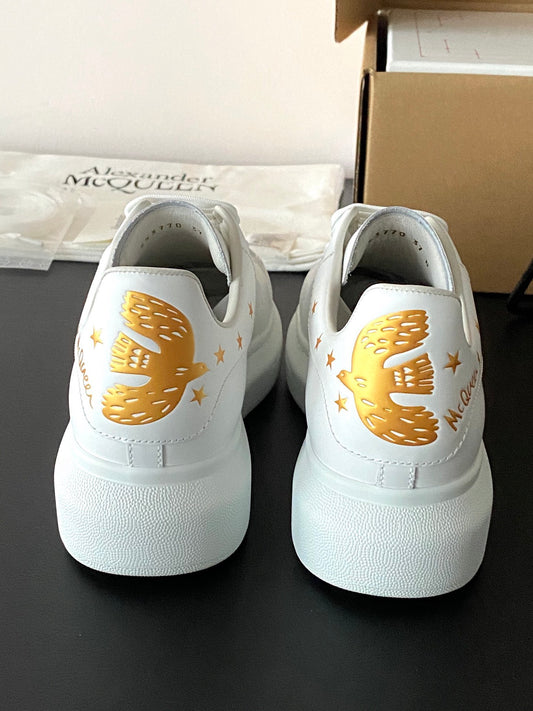 麥M昆-經典小白鞋 愛情鳥