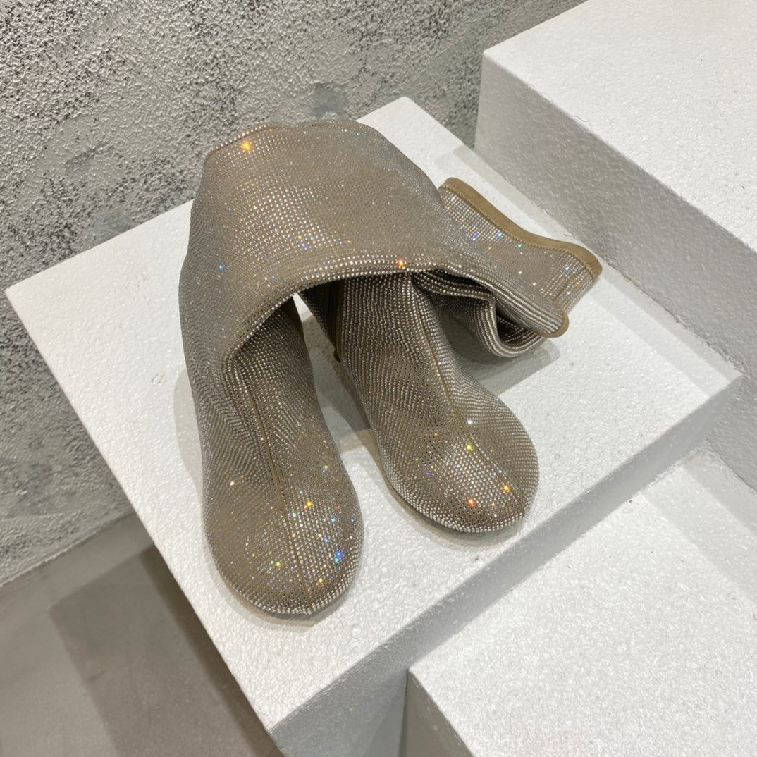 B編織-22S官網秋冬新品 高跟鑽靴（35-39，40-42可訂製）